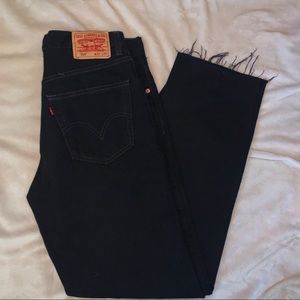 levis black 550 jeans
